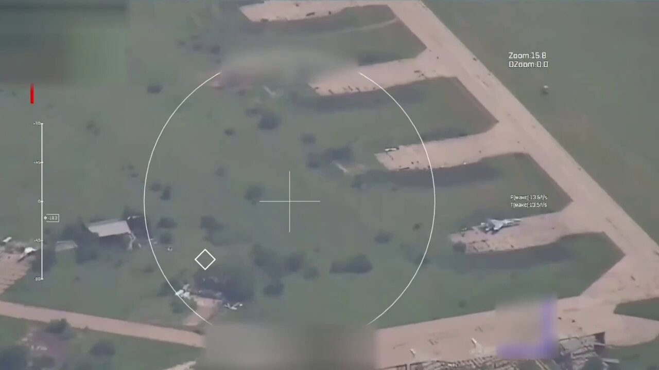 Russian effective daytime strike on the Myrhorod airfield in Poltava Region, Ukraine
