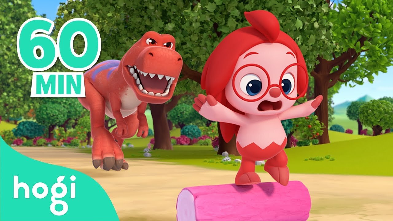 Run, Faster! Hogi and Dinosaur's Colorful Race|BEST SONGS of the MONTH|Hogi Colors