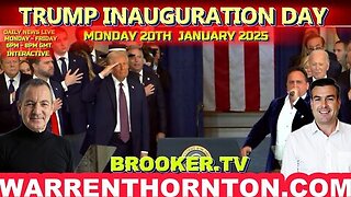 TRUMP INAUGURATION DAY WITH WARREN THORNTON, PAUL BROOKER & LEMBIT OPIK