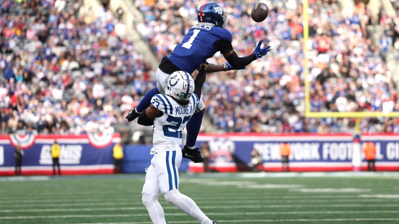 Malik Nabers Week 17 Every Target, Catch, and Run New York Giants vs Indianapolis Colts NFL 2024