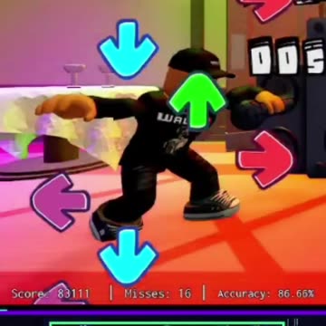 Cat playing Roblox :3 #fnf #shorts