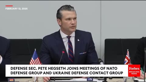 Secretary of Defense Pete Hegseth-US admitted that Ukraine will have no place in NATO