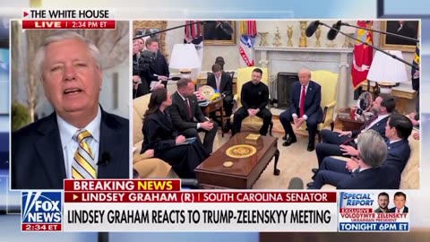 Senator Lindsey Graham slams Zelensky after meeting with Trump