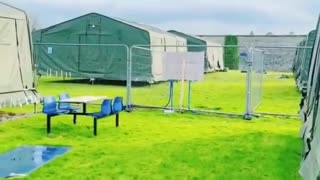 New footage from inside a migrant tent plantation in Dublin.