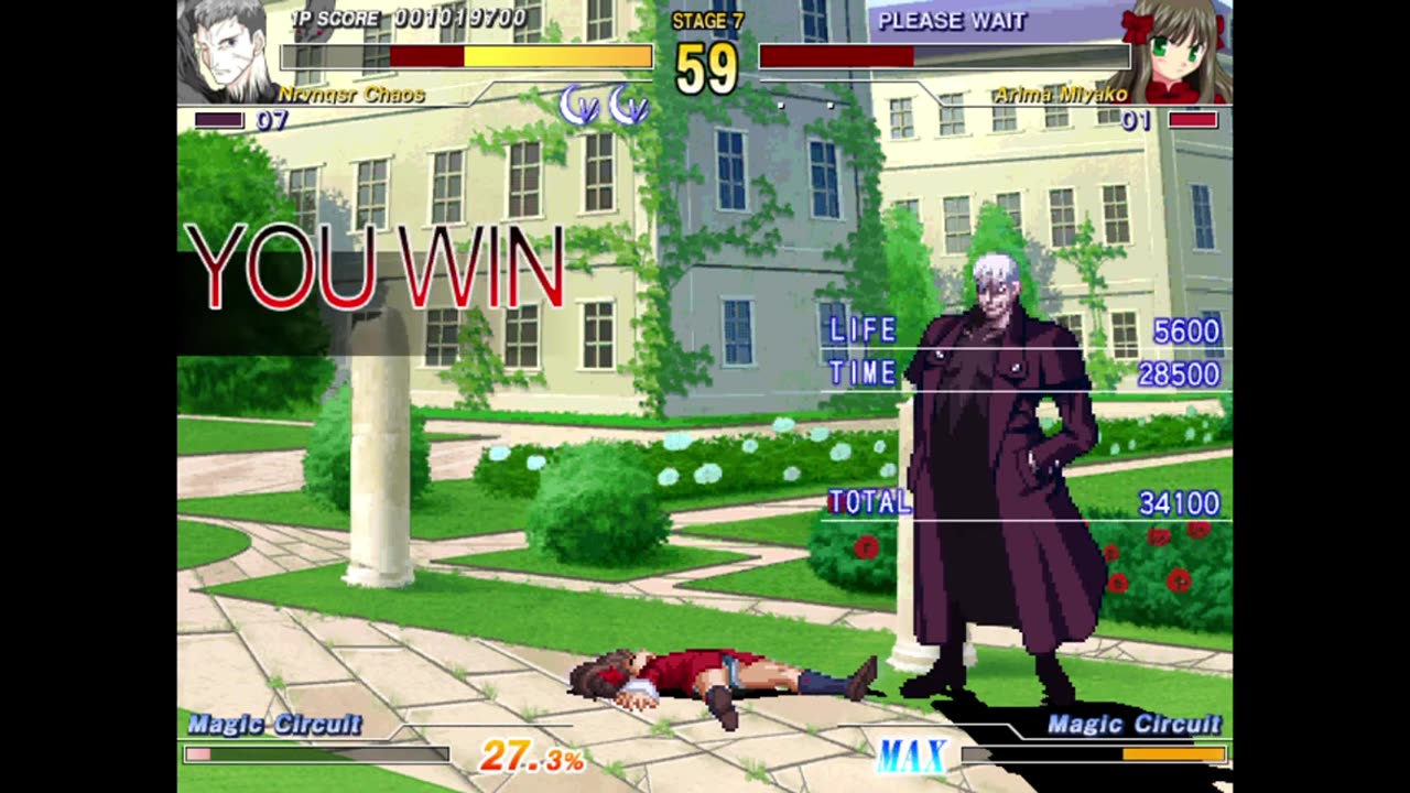 Melty Blood Act Cadenza Version B2 Arcade Run