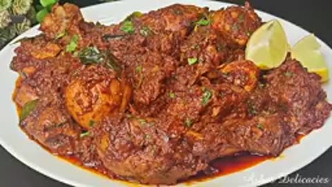 Spicy Chicken Bhuna Masala _ Chicken Bhuna fry _ चटपटा चिकन सुक्का