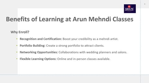 Top Bridal Mehndi Courses – ArunMehndiClasses