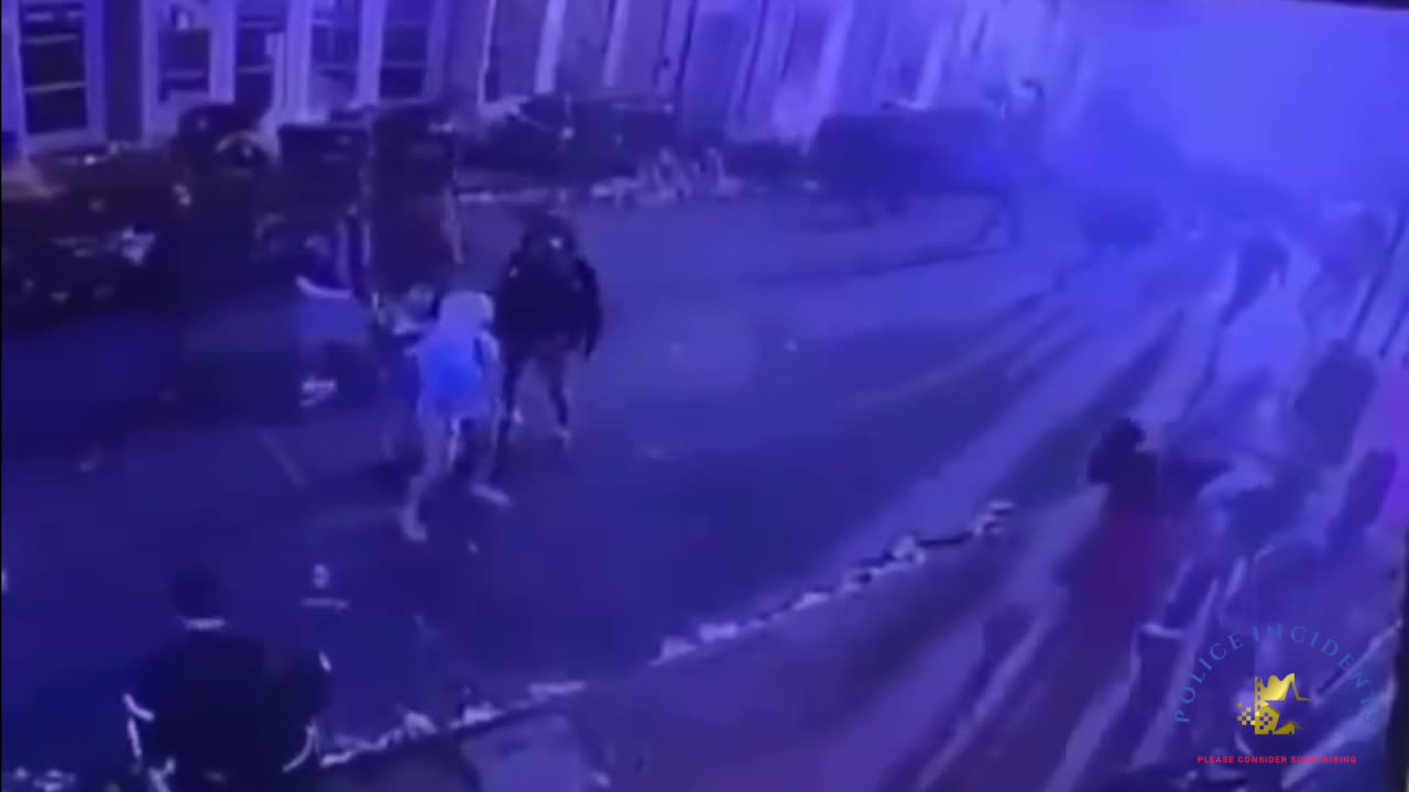 Surveillance footage showing the moment pickup truck drove through into a crowd in New Orleans