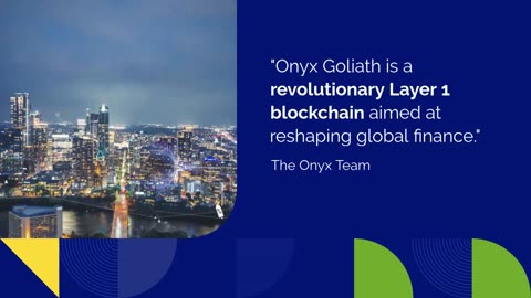 Onyx Announces Layer-1 Blockchain Project Goliath