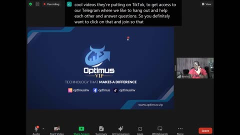 OptimusVIP Full Presentation With Kevin