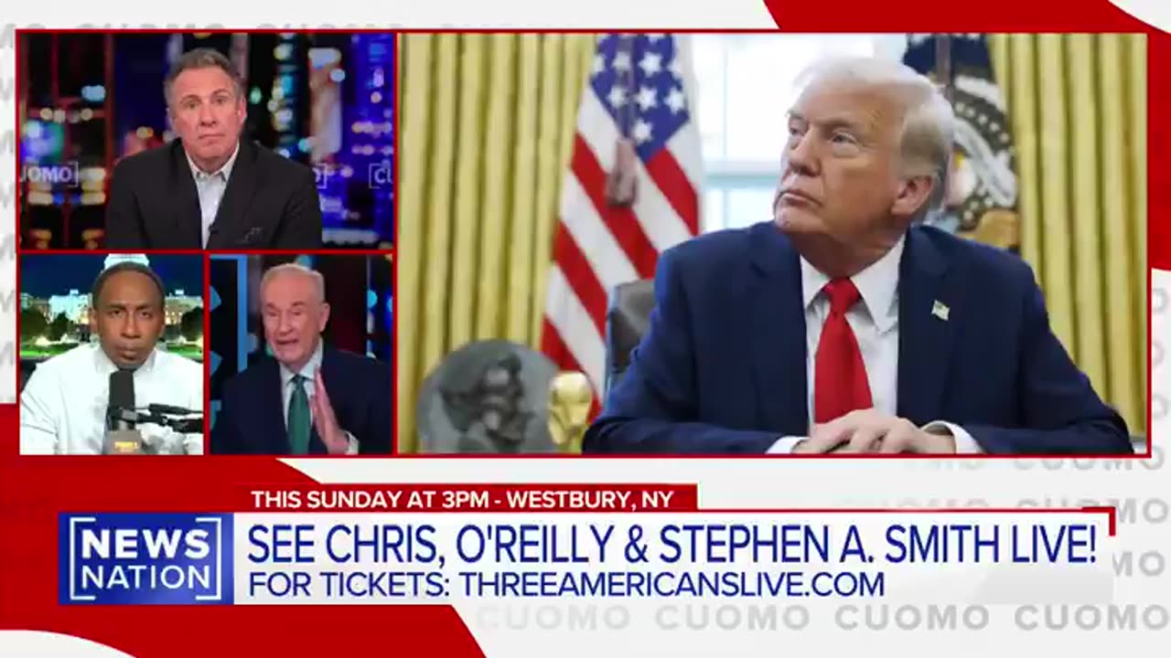 SOUNDS LIKE BILL O'REILLY HAS SPOKEN DIRECTLY TO TRUMP.