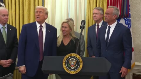 President Trump Participates in Swearing in Ceremony for the Secretary of Health and Human Services