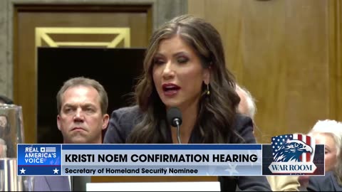 Kristi Noem’s Hearing For Secretary Of Homeland Security