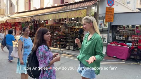 What tourists REALLY say about Singapore🇸🇬