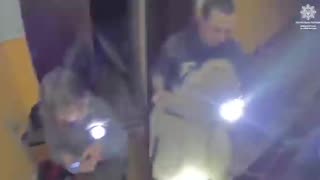 The first minutes after the evening attack on Kostyantynivka: body camera video