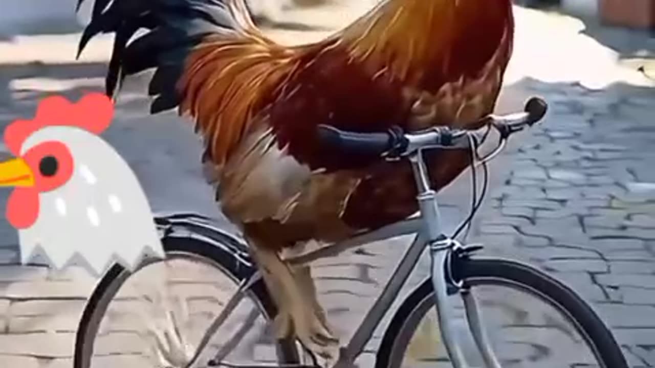 Rooster driving the stairs (47)