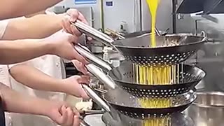 Making eggs in a unique way!