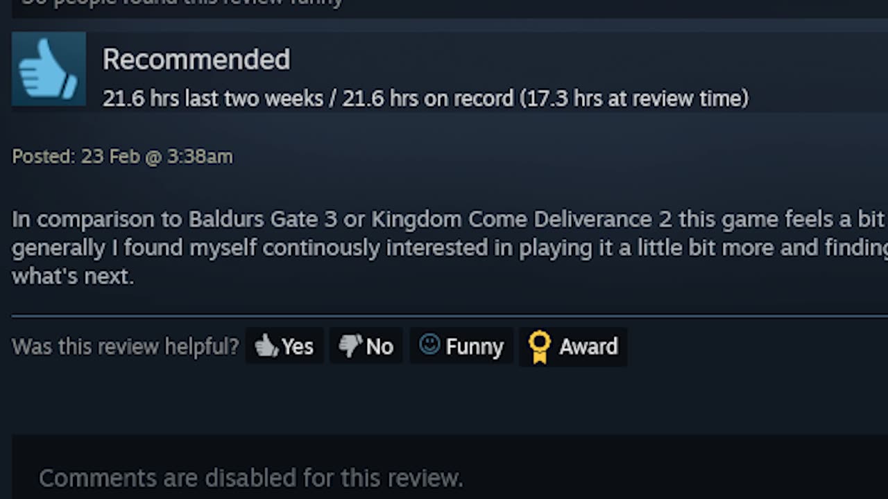 Avowed Steam Review