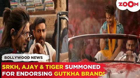 Shah Rukh Khan, Ajay Devgn & Tiger Shroff SUMMONED for promoting Gutkha in alleged Misleading ad!