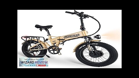 Electric Bike for Adults 20'' Fat Tire Electric Bike AWD 2 * Review