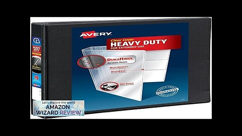 Avery Heavy-Duty View 3 Ring Binder 1" One Touch Slant Rings Holds Review