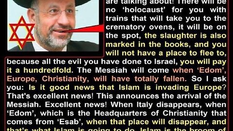 This is what Zionists think of Christians