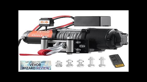 VEVOR Electric Winch 12V 4500 lb Load Capacity Steel Rope Winch IP55 Review