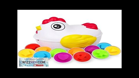 12 Matching Eggs Montessori Sensory Baby Toys Easter Eggs Chicken Colors Shapes Review