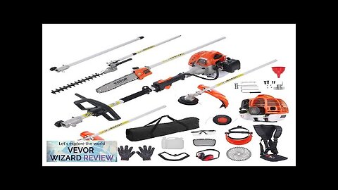 VEVOR 43CC 6-in-1 Multi-Functional Trimming Tools Gas Hedge Trimmer Weed Eater String Review