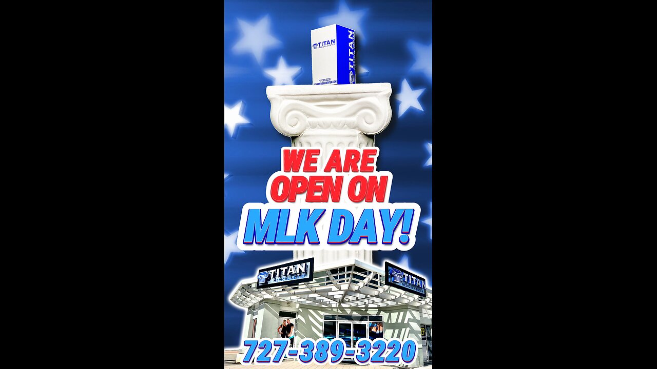 #TitanMedical is open on #MLK Day!