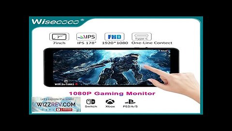 Wisecoco 7 Inch 1920x1080 FHD Portable Monitor Touch IPS HDMI Computer type Review