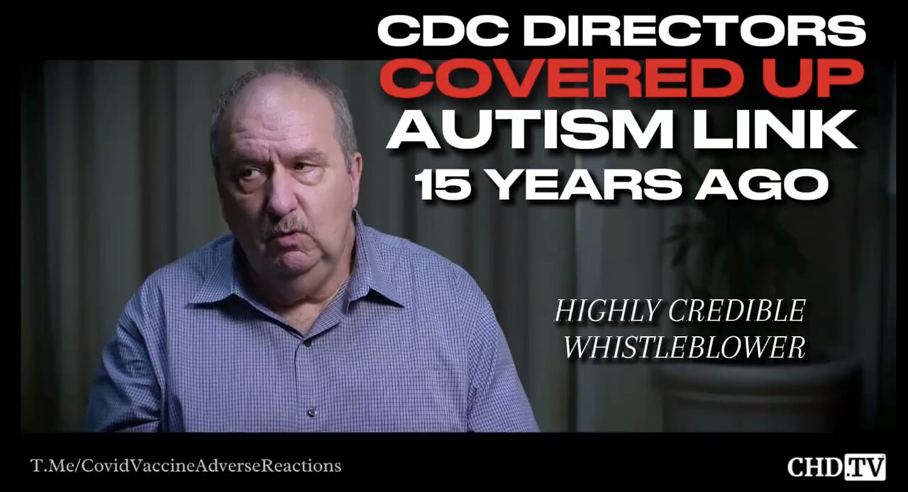 CDC Lied and Covered Up Fact that MMR Vaccine Caused "Autism Like Symptoms"