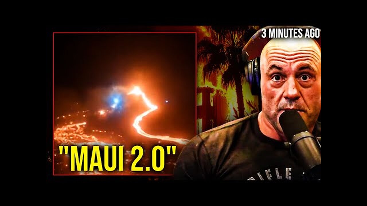 JRE: "Something Suspicious About The California Wildfires..." (warning)