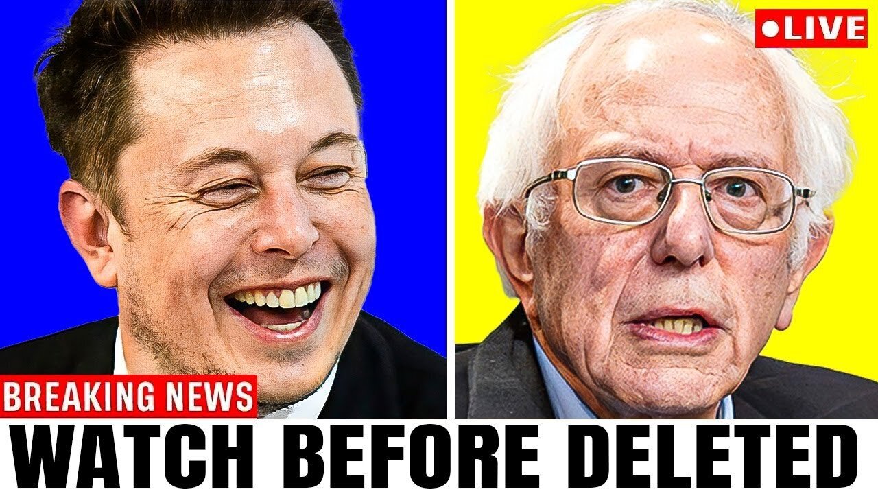 Elon Musk Embarrasses Bernie Sanders On Live Tv, And He Completely Breaks Down.