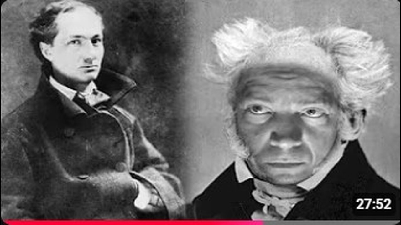 Ralph Gomes, Baudelaire e Schopenhauer!
