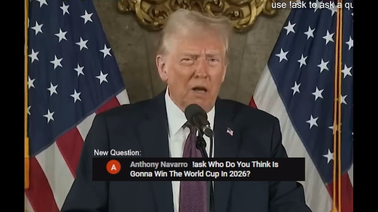 Trump answered my question
