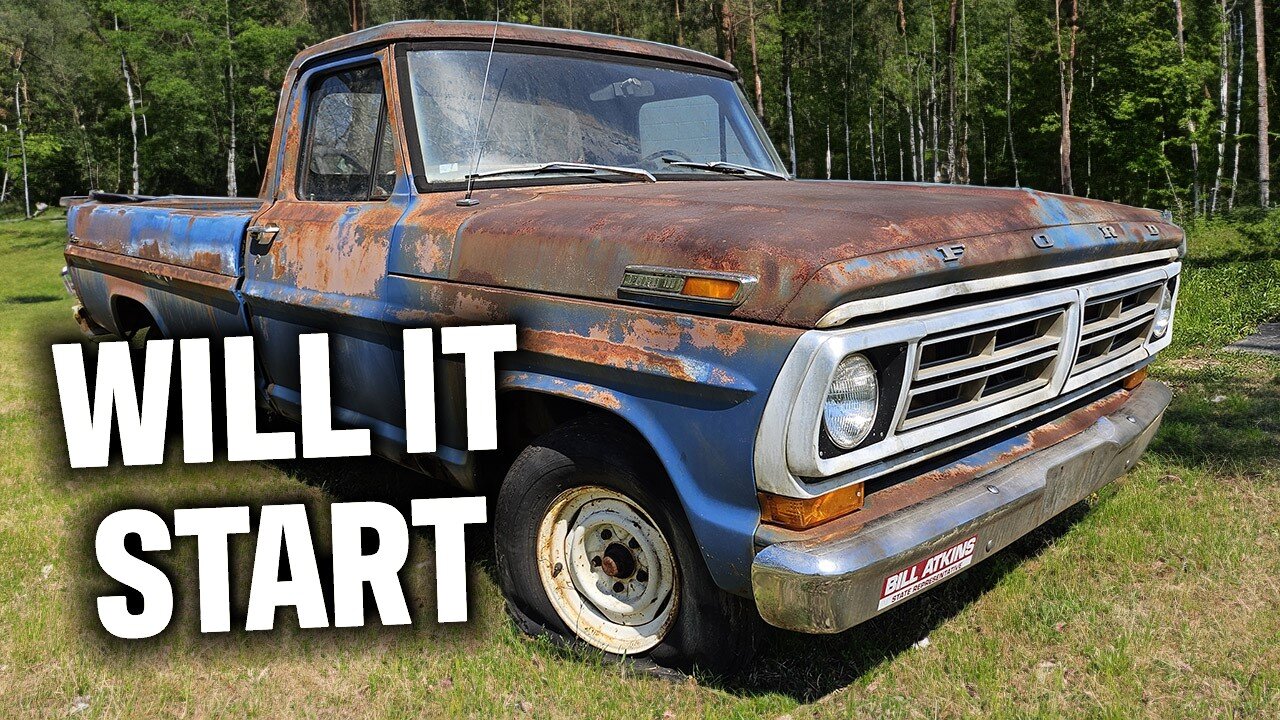 WILL IT START? Abandoned 1971 Ford F100 TRUCK