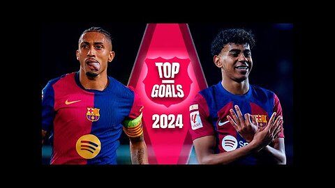 THE BEST GOALS OF FC BARCELONA IN 2024 💙❤️🔥