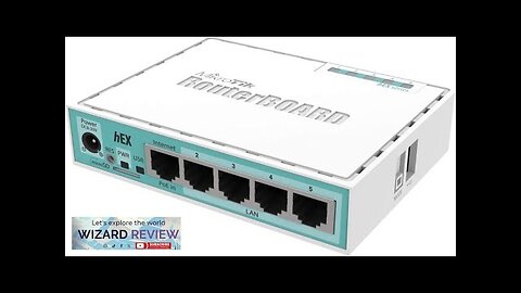 Mikrotik hEX RB750Gr3 5-port Ethernet Gigabit Router Review