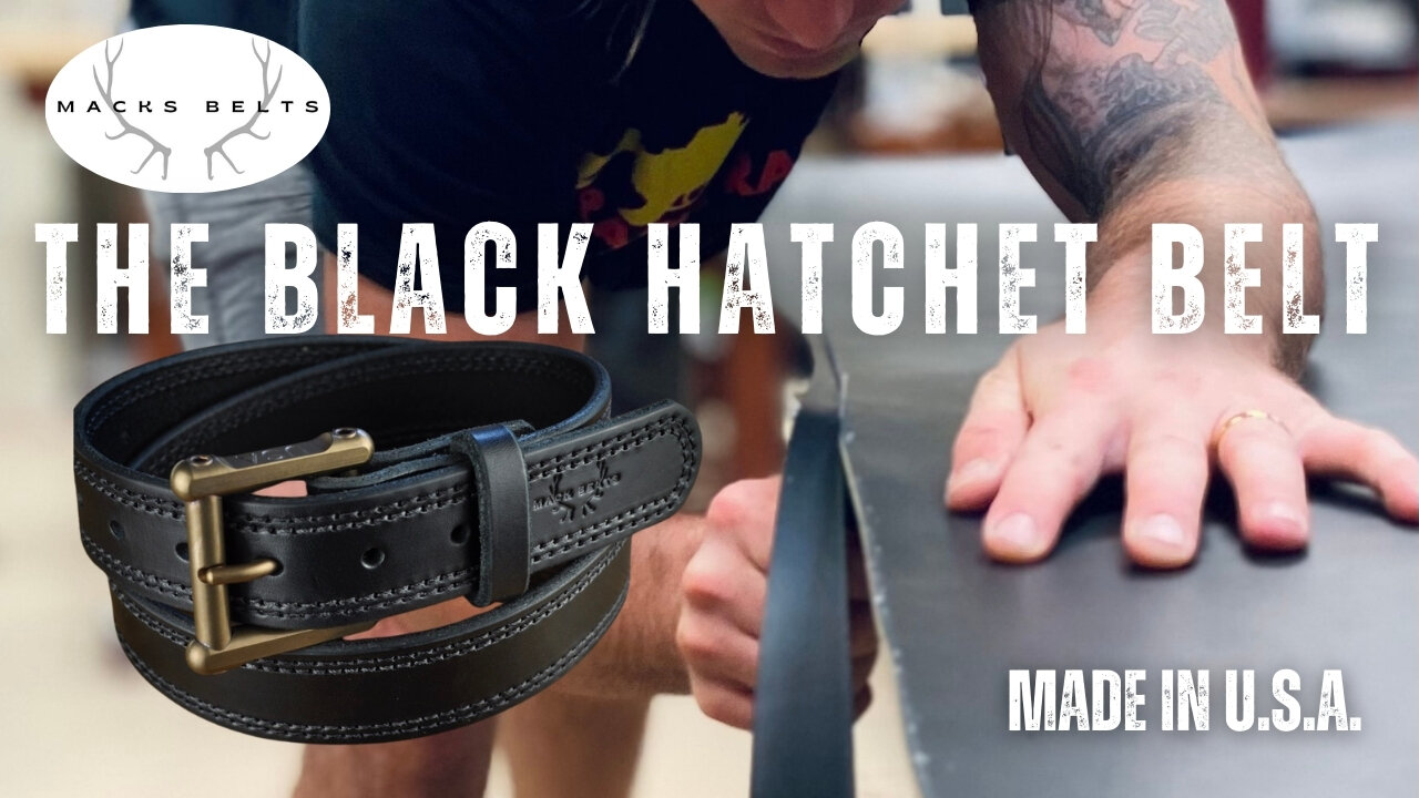 Macks Belts: The Black Hatchet Belt | Navy SEAL Belt Company | Made in U.S.A.