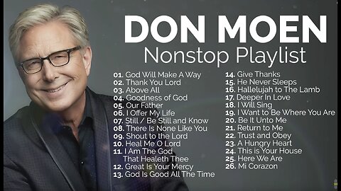 Don Moen Best Worship Songs Nonstop Playlist