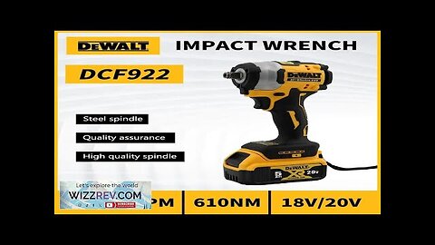 Dewalt DCF922 Cordless Brushless Impact Wrench 20V Lithium Battery 1/2" 2500RPM 205NM Review