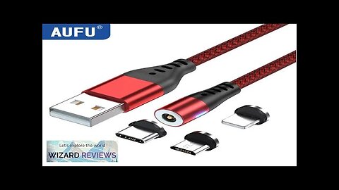 AUFU LED Magnetic USB Charging Cable USB Type C Phone Cable Magnet Review