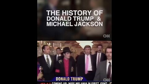 connected - the History of Donald Trump and Michel Jackson