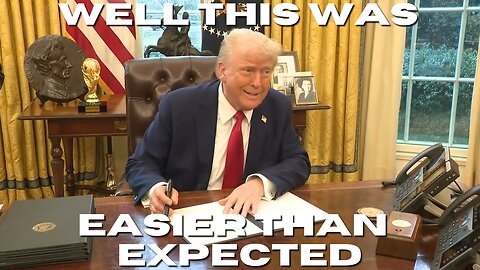 Trump Just Solved California's Water Crisis !?