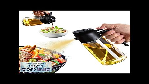 16oz Oil Dispenser Bottle for Kitchen 2 in 1 Olive Oil Review