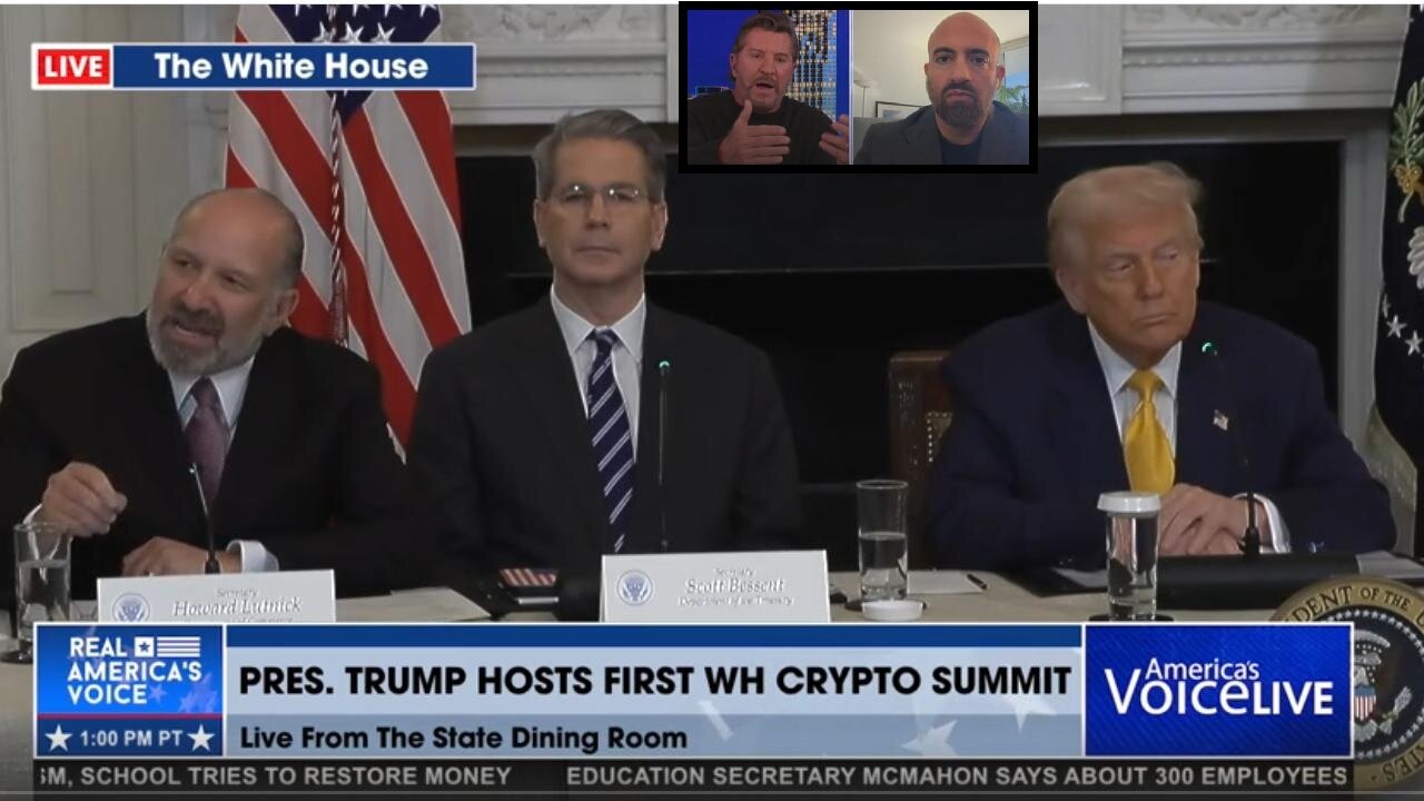 TRUMP 1ST CRYPTO SUMMIT - Mike Benz, Steve Bannon Interview w/ Eric Bolling (3/8/25)