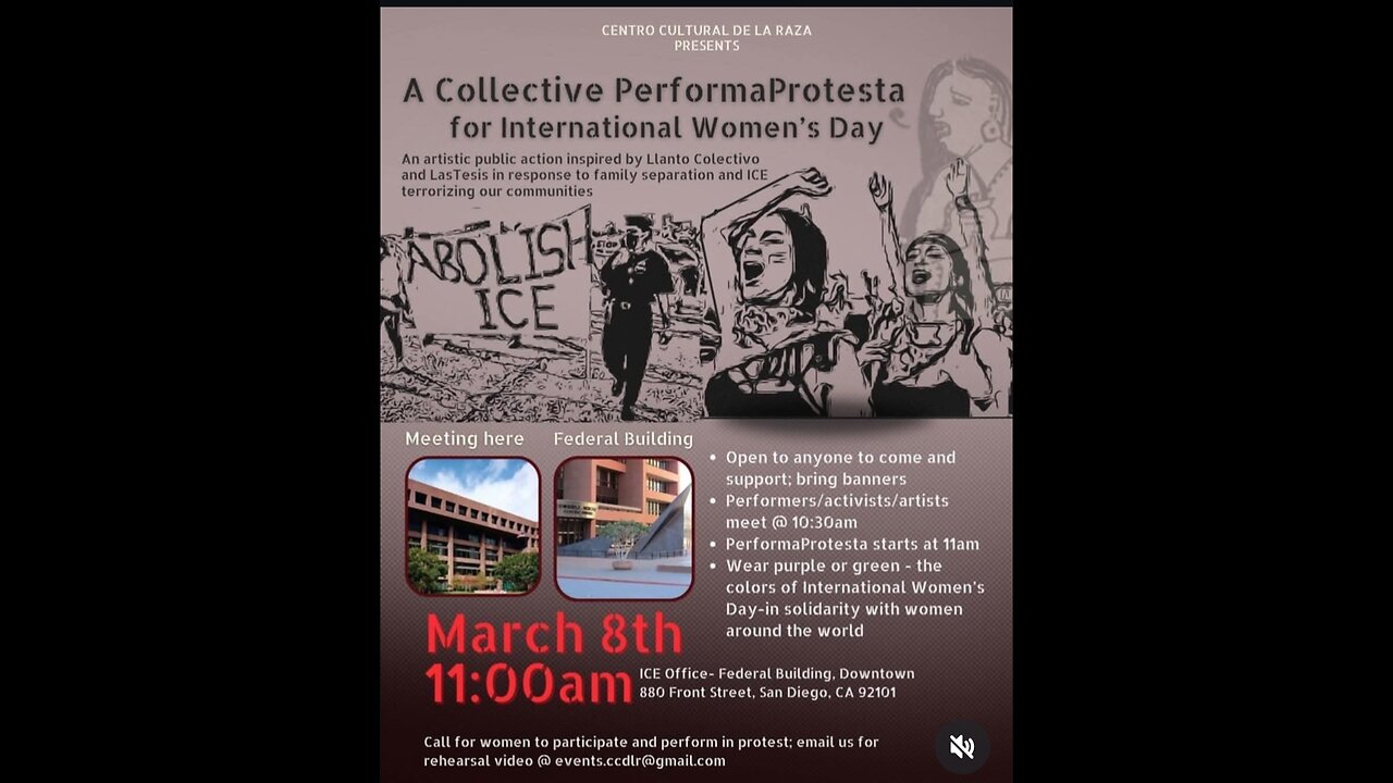 Eye of the STORM-> A Collective Performa Protesta for International Women's Day