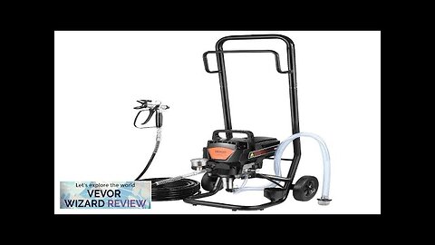 VEVOR Stand Airless Paint Sprayer 950W 3000PSI High Efficiency Electric Airless Sprayer Review