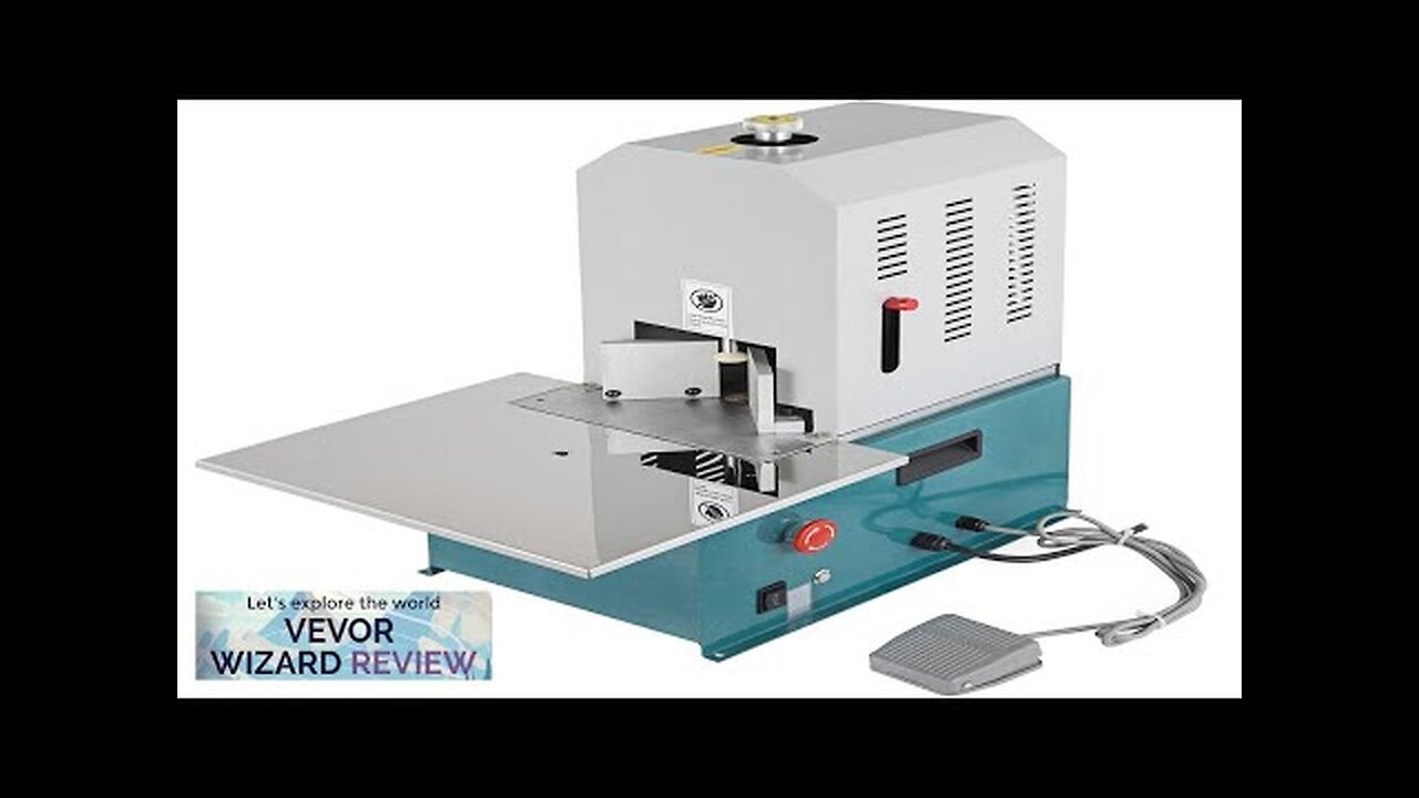 VEVOR Electric Round Corner Machine Heavy Duty Fillet Paper Cutter Machine Round Review